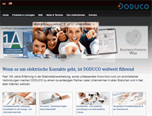 Tablet Screenshot of doduco.net